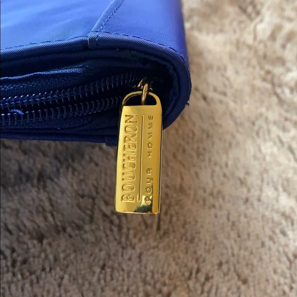 Blue mini clutch